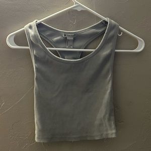 Forever 21 grey crop tank